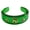 Green, variant on Handcrafted Resin Bangle with Rhinestones Accessory Open Adjustable Wristband Jewelry For Everyday Wear
