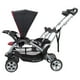 image 3 of Baby Trend Sit N Stand Double Stroller, Optic Red