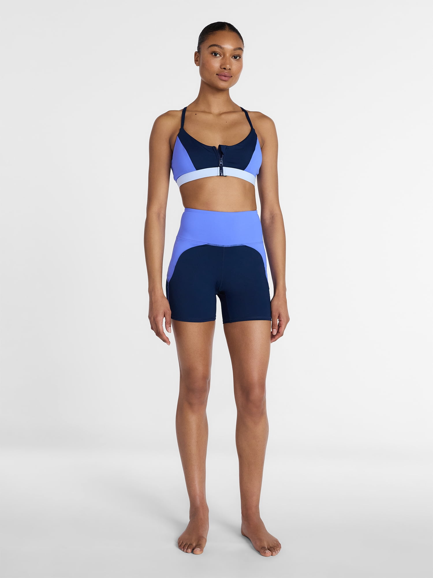 Ozark Trail Women's and Women's Plus Size Swim Bike Shorts, Sizes XS-3X