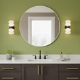 thumbnail image 3 of 84250BK Lark Nadia - 20W 2 LED Medium Wall Sconce-16.5 Inch Tall and 6.5 Inch Wide-Black Finish, 3 of 10