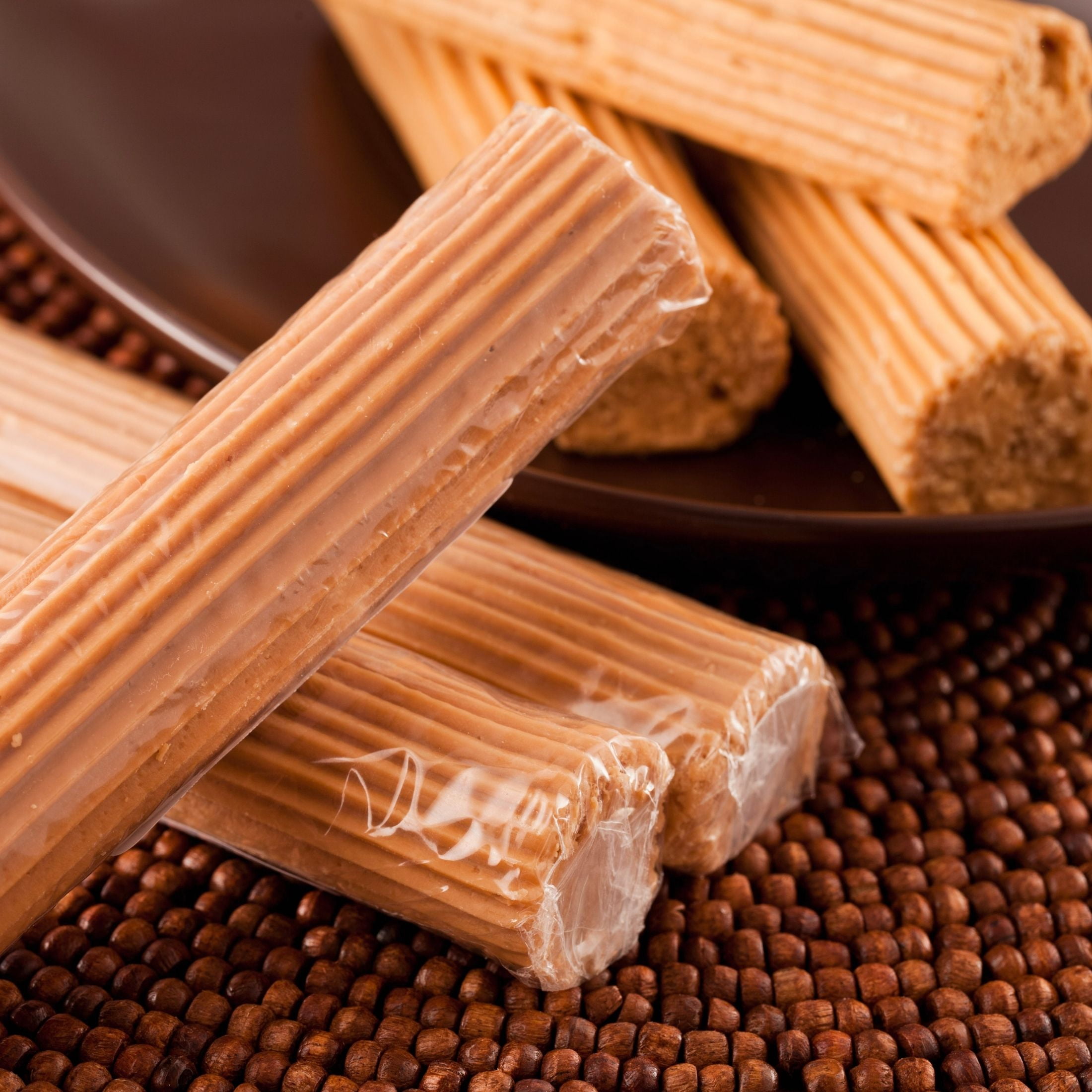 (3 pack) La Molienda Caramelized Milk Churro Candy, 3.9 oz