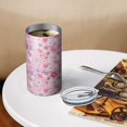thumbnail image 3 of 20oz Coffee Tumblers Pioneer Flower Floral Print Pattern Stainless Steel Vacuum Insulated Travel Tumbler Coffee Cups Mug with Lid and Straw with Cleaning Brush for Cold & Hot Drinks, 3 of 5