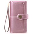 thumbnail image 6 of FALAN MULE Women Leather Wallet Large Capacity Bifold RFID Blocking Card Holder with Zipper Coin Pocket, 6 of 8