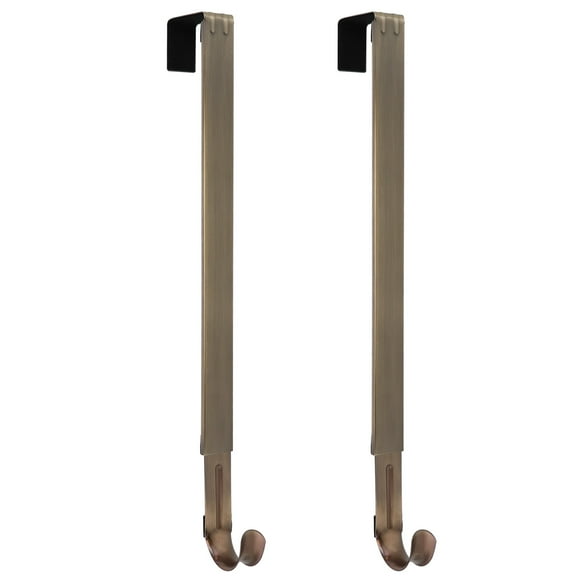 Haute Decor Adapt™ Adjustable Length Wreath Hanger - 2 Pack Antique Brass