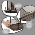thumbnail image 5 of 2 Sets of 2 Tier Metal Under Sink Organizer for Bathroom, Kitchen, Strong Steel Mesh Sliding Drawers for Under Sink, Under Cabinet, Closet, Kitchen, Pantry, Bathroom Organizers and Storage, 5 of 6