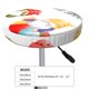 thumbnail image 4 of Balery Summer Gnome Fundas de asiento para taburete de bar redondo de tela de terciopelo ajustables que protegen de arañazos y manchas para sillas de 14 a 17 pulgadas.-13 inch, 4 of 7