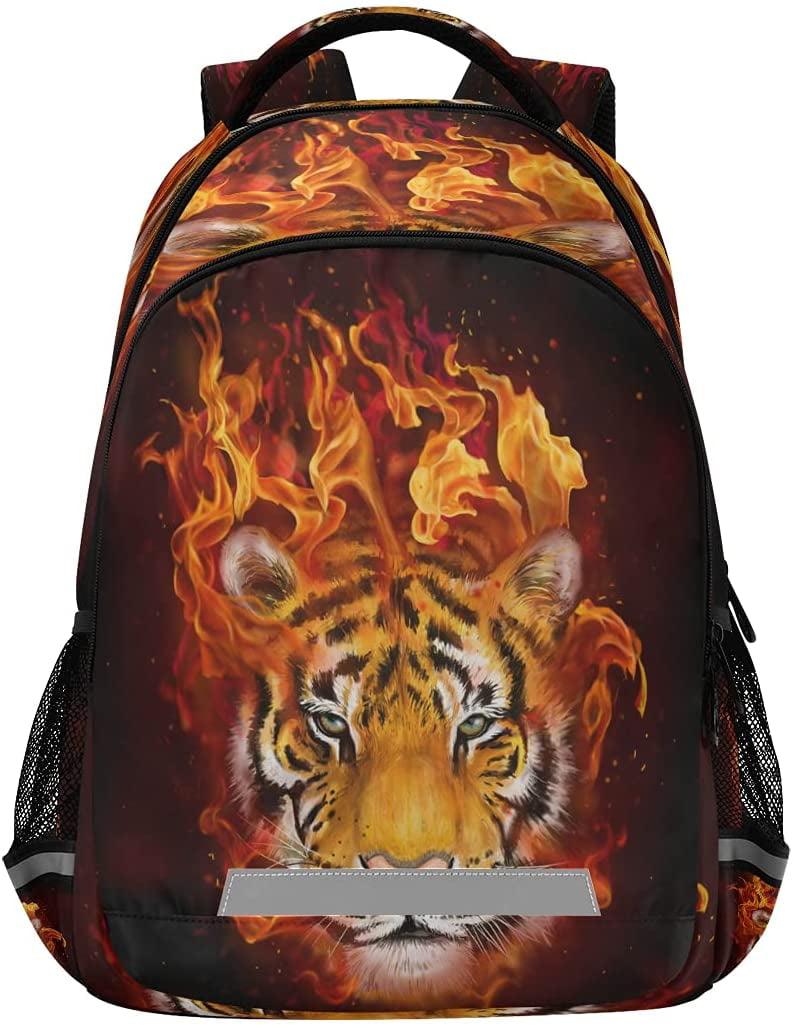 My Daily Space Tiger Backpack 14 Inch Laptop Daypack Bookbag for Travel College School