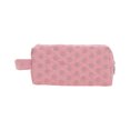 thumbnail image 1 of Unique Bargains 1 Pc Bolsa de Maquillaje Rectangular de Puntos de Moda para Viaje Pequeña Roja Gris de Poliéster, 1 of 5