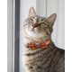 thumbnail image 2 of Breakaway Cat Collar with Bow Tie and Bell, Cute Plaid Patterns, 1 or 2 Pack Kitty Safety Collars, 2 of 5