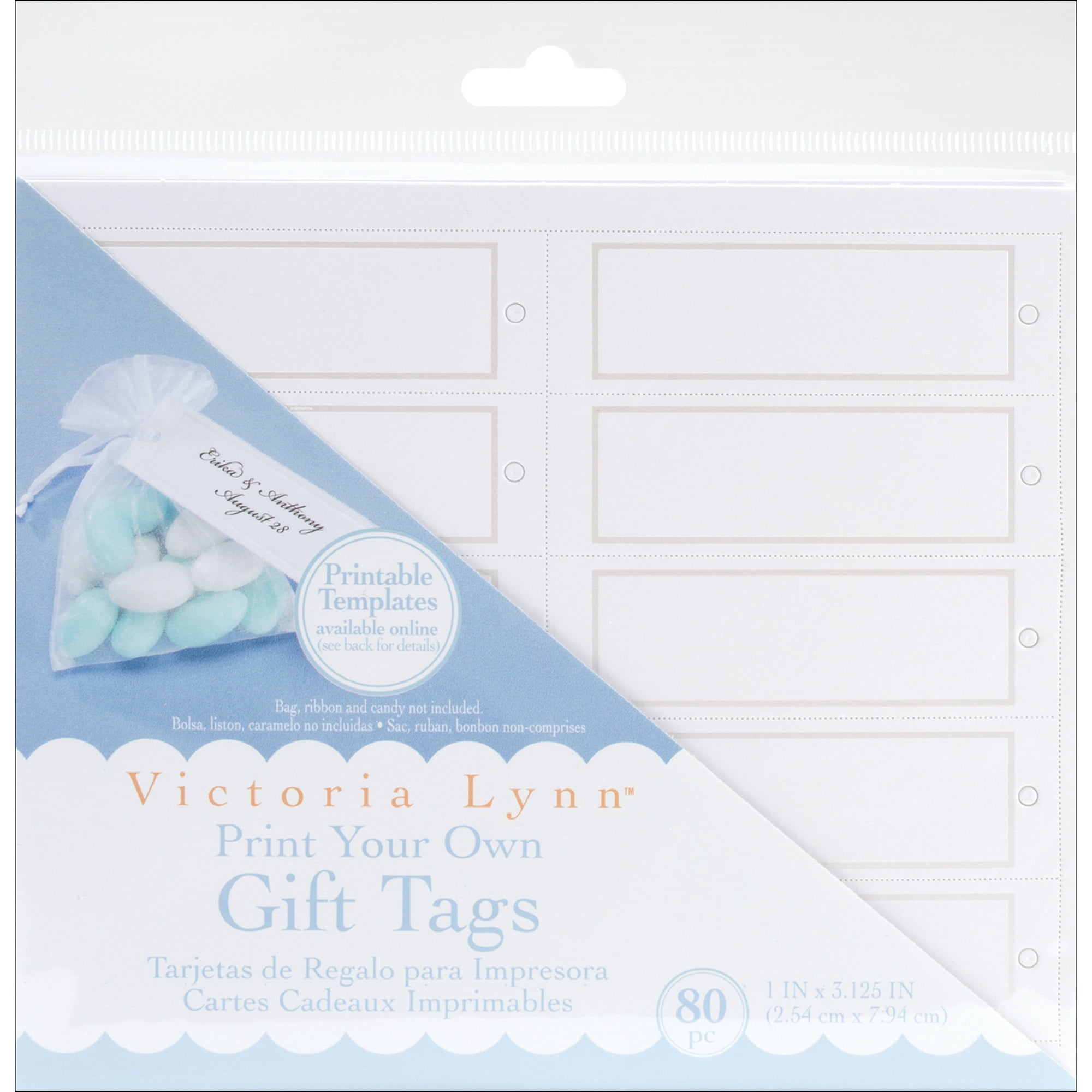 Victoria Lynn Print Your Own Gift Tags 1 X3 125 80 Pkg White Victoria Lynn Print Your Own Gift Tags 1 X3 125 80 Pkg White