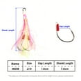 thumbnail image 6 of 2Pcs Fake Soft Bait Silicone Squid Skirts Simulation Luminous Squid Bait Slow Jigging Assist Fishing Hook for Sea Fishing, 6 of 7