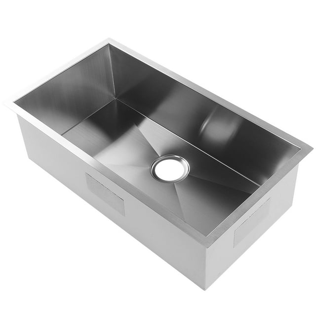 Évier de Cuisine, Évier en Acier Inoxydable 304 Surface Brossée RV L780 W430 H230mm pour Bateau pour Bar