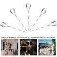 thumbnail image 4 of Clear Octagonal Bead Chandelier Pendant Decorations 30Pcs, 4 of 5