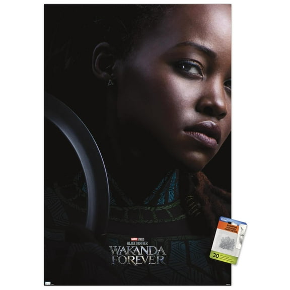Marvel Black Panther: Wakanda Forever - Nakia One Sheet Wall Poster with Pushpins, 22.375" x 34"
