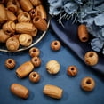 thumbnail image 4 of 60 Pcs Natural Wood Beads Loose Wood Beads Large Hole Wood Spacer Beads for Craft Making DIY Jewelry - Barrel & Rondelle DIY, 4 of 6