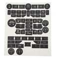 thumbnail image 4 of Window Switch Button Repair Decals,Car Interior Button Repair Car Interior Button Repair Sticker Button Repair Decal Set Unrivaled Performance, 4 of 7