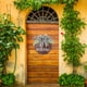 thumbnail image 5 of Wooden Welcome Doorplate With Lattice Bow Hanging The Wall Of Home Furnishing, 5 of 9