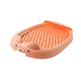 thumbnail image 3 of Bandeja para orinal, caja de arena para animales pequeños, bandeja para arena, inodoro para entrenamiento de perros Naranja, 3 of 9