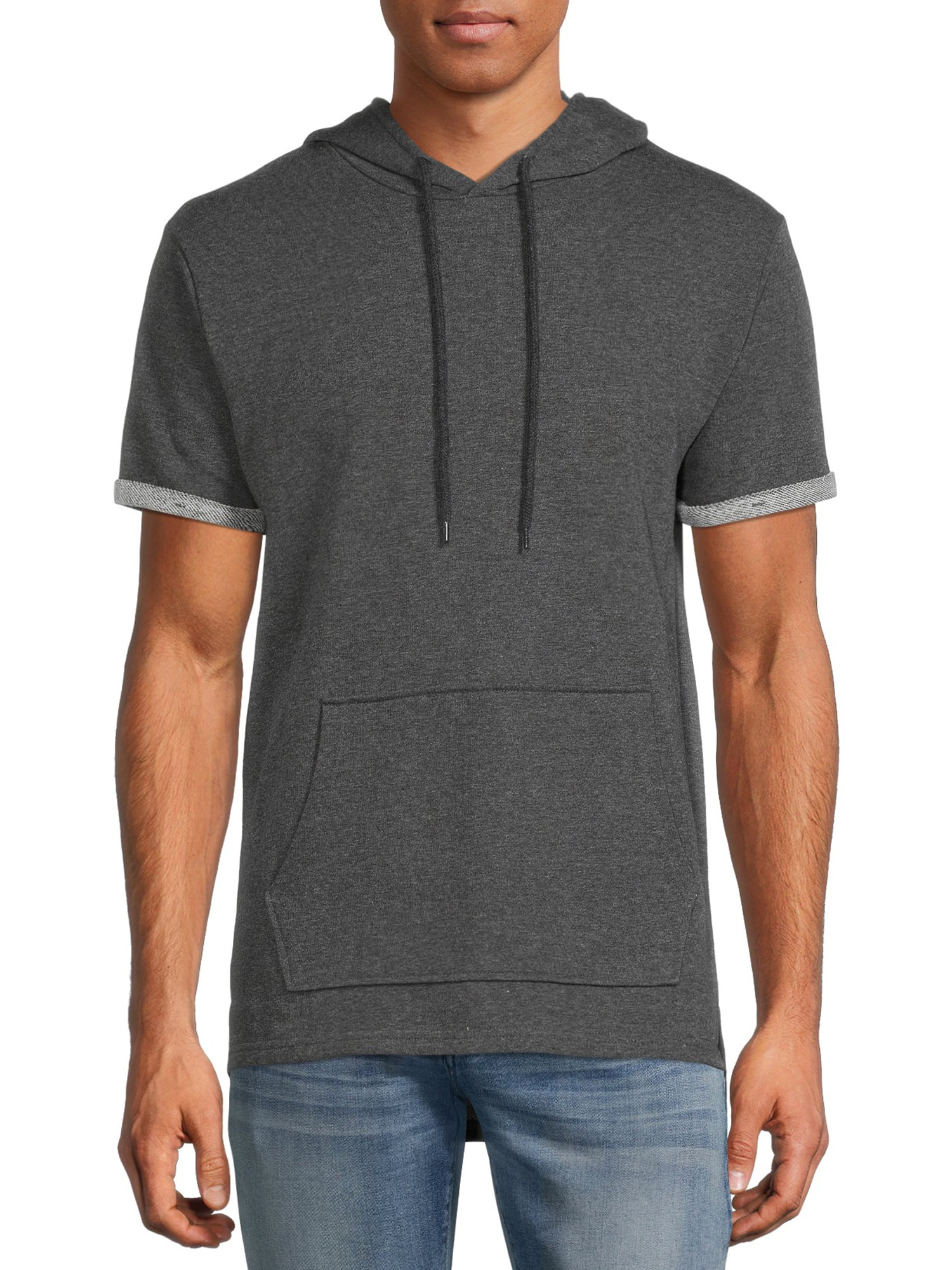 Ocean Current Men's Short Sleeve French Terry Hoodie Sweatshirt, Sizes ...