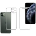 thumbnail image 1 of Mignova [Camera Armor] iPhone 11 Screen Protector Glass, Front & Back 9H Hardness Tempered Glass Screen Protector [Titanium Edge] Anti-Scratch 0.26mm HD for iPhone 11 6.1 Inch(Silver), 1 of 7