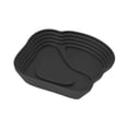 thumbnail image 4 of Plato de alimentación de es plato de bañera de es decoración de hábitat de tortuga plato de agua para serpientes suministros de mascotas semi acuáticas ranas Negro, 4 of 10