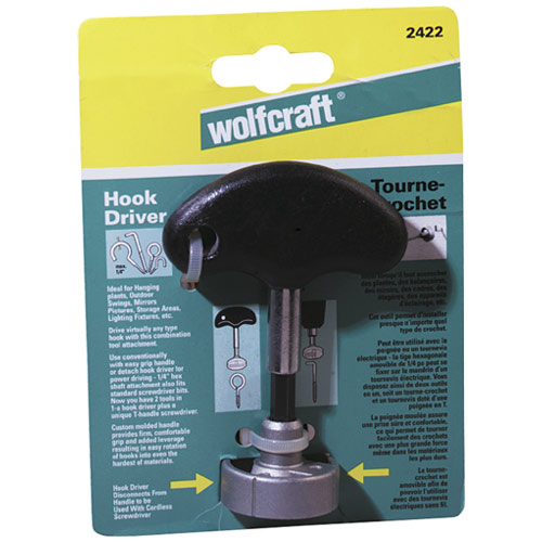 Wolfcraft 2422 Hook Driver 1/4" Hex