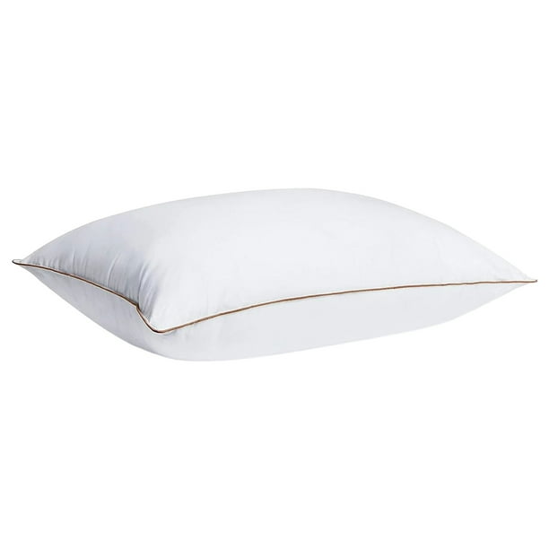 Ropa De Cama Almohadas De Plumas Para Dormir Almohadas De Plumas De Ganso Naturales Con Funda Transpirable A Prueba De Plumas Almohadas Para Hoteles Estándar De 20 Pulgadas