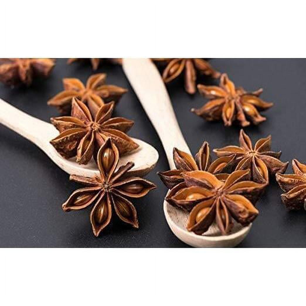 Premium Whole Dried Star Anise Seeds (Anis Estrella) 8oz
