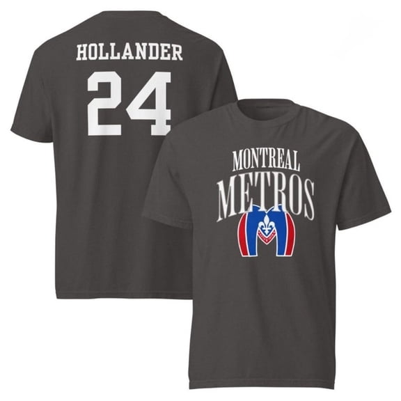 Heated Rivalry Inspired Hollander 24 Print Merch T-Shirt – Unisex O-Neck Short Sleeve Tee, Casual Streetwear Top for TV Series Fans