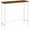 White + Walnut, variant on Narrow Console Table, 29.5" Small Entryway Table, Thin Sofa Side Display Table, for Hallway, Bedroom, Living Room, Foyer, Rustic Brown and Black BF75XG01