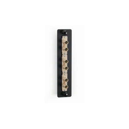 

Black Box Low-density Multimode Fiber Adapter Panel - Ceramic Sleeve (3) St Duplex Beige Gsa Taa (JPM450B)