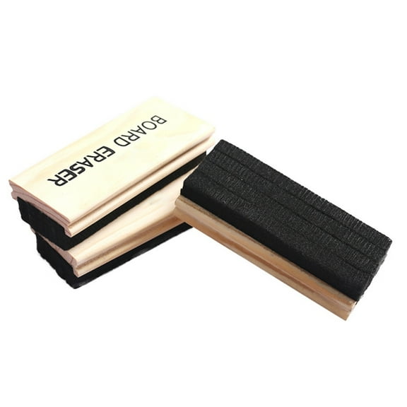 3Pcs Chalkboard Erasers Wool Felt Chalkboard Eraser Dustless Blackboard Cleaner