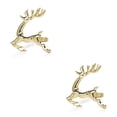 thumbnail image 1 of Billuyoard 12pcs Metal Elk Napkin Rings Home Supplies Restaurant Ornaments Exquisite Hotel Christmas Buckles Party Napkins oro 2Conjunto, 1 of 6