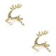 thumbnail image 4 of sweethay 12pcs Metal Elk Napkin Rings Home Supplies Restaurant Ornaments Exquisite Hotel Christmas Buckles Party Napkins oro 2Conjunto, 4 of 6