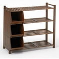 thumbnail image 2 of 4-Tier Outdoor Shoe Rack Cubby, 2 of 9