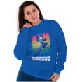 thumbnail image 4 of Video Game Mega Man Sizzling Circuts Unisex Plus Size Sweatshirt Brisco Brands 2X, 4 of 5