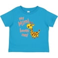 thumbnail image 3 of Inktastic My Mimi Loves Me- Cute Giraffe Boys or Girls Baby T-Shirt, 3 of 5