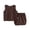 Brown, variant on Kogui Little Boys Golf Outfits Toddler Baby Boy Clothes Summer Short Sleeve T-Shirt Tops Shorts Set 2Pcs Casual Outfit 2T 3T (Dark Gray,2-3 Years)