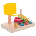 thumbnail image 3 of Miangastore 1 Set Parrot Bird Cage Toy Mini Basketball Shooting Toy Bird Training Toy, 3 of 9