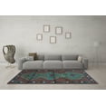 thumbnail image 3 of Ahgly Company Indoor Rectangle Oriental Light Blue Traditional Area Rugs, 2' x 3', 3 of 4