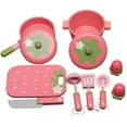 thumbnail image 1 of Wooden Tea Set Kitchen Tea Ware Teapot Tea Cup Toys Children Pretend Play Afternoon Tea Game Toys Gifts For Girls, 1 of 7