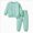 Green, variant on ZIXKCGDSE Girls 2 Piece Outfits Cotton Long Sleeves and Elastic Waist Pants Fall Clothing Set Size 2-3 Years