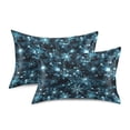 thumbnail image 3 of Ryvnso Satin Pillowcase Snowflakes Glitter Pillow Cases Standard Size 26x20in, 3 of 6