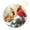 style-6, variant on Cardinal Red Birds Berry Wreath Pine Cones Ornament Xmas Holiday Double-Sided Printed 3" Ceramic Christmas Ornament Holiday Ornament for Home Christmas Tree Decor Merry Xmas for Family & Friends