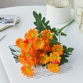 thumbnail image 5 of Artificial Plastic Flowers, High-Simulation Orange Blooms, Realistic Home Decor, Non-Fade Waterproof Display, Wedding Table Accent, Gardening Fake Plants, 5 of 6