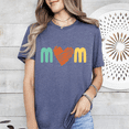 thumbnail image 3 of Mom Heart Graphic Tee Mothers Day Gift Retro Style Family Love Shirt Casual Soft Top, 3 of 6
