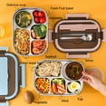 thumbnail image 1 of Paokuoon Lunch Container Leak proof Lunch Container BPA Free Hot Food Warmer Bento Box Water Can Be Heated Shock proof, 1 of 8
