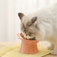 thumbnail image 1 of Cuenco de plástico inclinado para mascotas para perros, gatos, cachorros y gatitos, cuenco antideslizante para comida y agua, protección ergonómica para el cuello, 3 colores, lavavajillas, 1 of 7