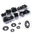 thumbnail image 3 of Uxcell 260 Pcs Internal Tooth Washers Set, 7 Sizes M3/M4/M5/M6/M8/M10/M12 Quick Star Locking Washers, 65Mn Steel, 3 of 6