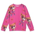 thumbnail image 3 of Super Kitties Kids' Sweater Cozy Thick Pullover Crewneck Jumper Long Sleeve Soft Warm Outfit M, 3 of 7